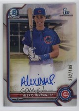2022 Bowman Chrome Prospect Refractor 362/499 Alexis Hernandez #CPA-AH Auto 02ss