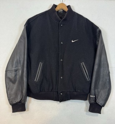 Vintage Nike Air Promotional Sample Varsity Black Wool/ Leather