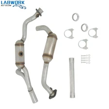 For Jeep Wrangler 2010-2011 3.8L Y Pipe Catalytic Converter Complete Set 50498