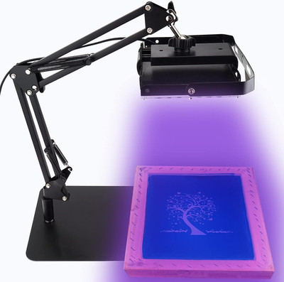 60W UV LED Exposure Unit for Screen Printing, Screen Print Light with Retractabl