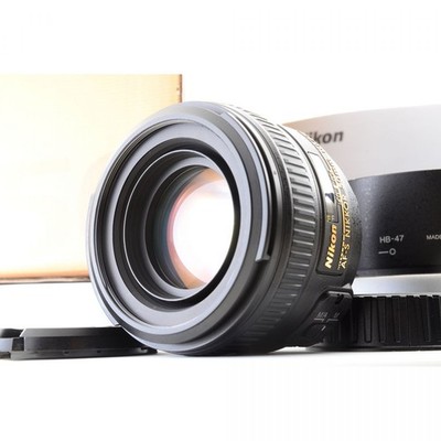 *Neuwertig* Nikon AF-S FX NIKKOR 50mm f/1.4 G Standard Prime Lens Box Hood #5811