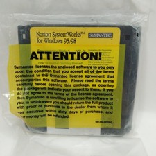 Norton System Works for Windows 95/98 Symantec - 3.5 floppy disks sealed