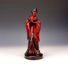 Royal Doulton The Geisha Figure - Flambe Glazed - HN 3229 Figurine
