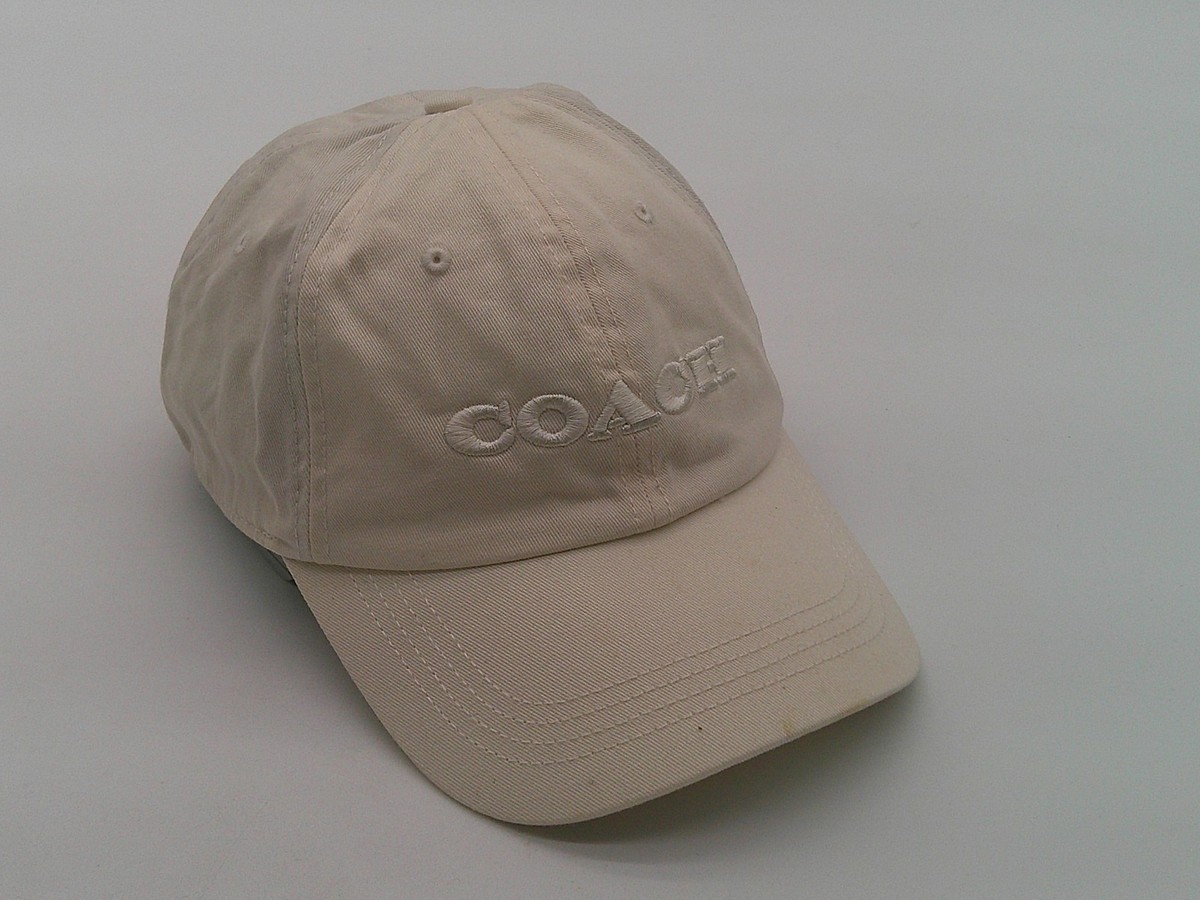 Coach Monogram Baseball Cap in Ivory and Beige Unboxing Coach Signature Jacquard Baseball Hat (Questioning  main image 4
