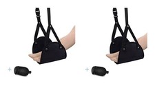 Ergonomic Foot Rest, Travel Footrest Airplane Leg Rest Flight Foot Hammock