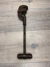 Vintage No. 1 Heavy Duty Pipe Cutter Made in USA Industrial Art Steampunk