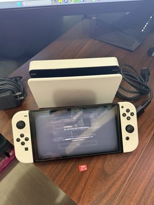 Nintendo Switch OLED Model HEG-001 Handheld Console - 64GB - White