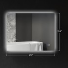 HOMCOM 47 x 35 Inch Dimmable LED Bathroom Mirror w/ Infinite Color Temp — photo 3