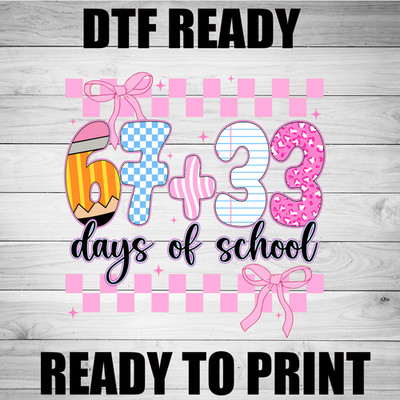 DTF Heat Transfer   Ready to Press, Full Color Design