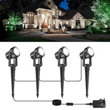 Garden Spot Lights Mains Powered, Outdoor Landscape Spotlights 12W, LED