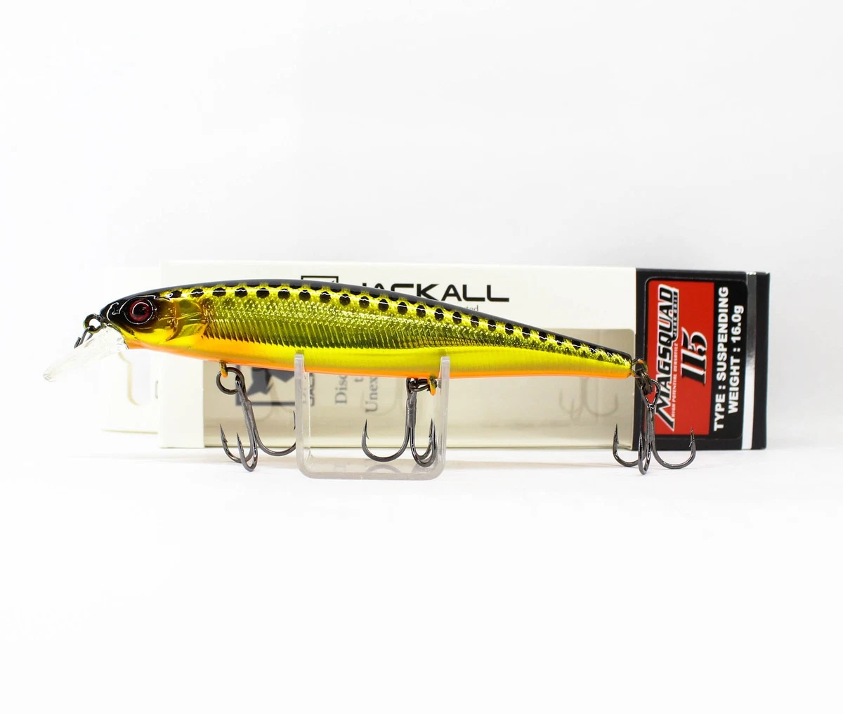 Leurre Jackall Chubble SR Flottant - 65mm 9g - Coloris Or/Noir - Pêche Muski