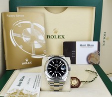 ROLEX - 41mm Stainless Steel DateJust II Black Index Dial 116300 - SANT BLANC