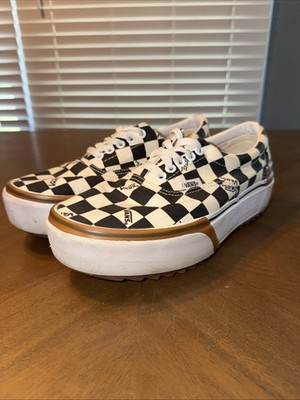 Vans Old Skool Stack Form Platform 500714 Skate Shoes Checkered M 7.5 W 9 Shoes