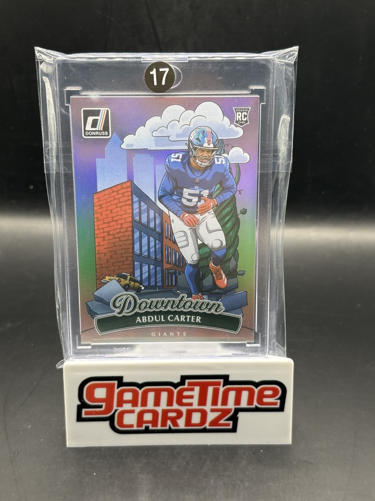 AUCTION #17-	ABDUL CARTER 2025 PANINI DONRUSS DOWNTOWN ROOKIE CASEHIT SSP