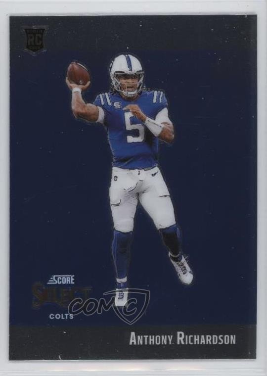 2023 Panini Select Score Throwback Anthony Richardson #STW-ARI Rookie RC 4f5