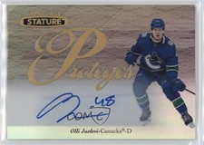 2020-21 Upper Deck Stature Proteges Auto Olli Juolevi #P-22 Auto 13d2