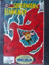 SUPERMAN HAWKMAN #95 ORIGINAL MURPHY ANDERSON COVER ART SIGNED ANTHONY TOLLIN