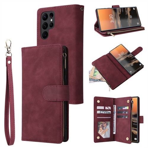 Leather Wallet Case for Samsung S22 S23 S24 A12 A32 A42 A52 A72 A25 A71 A51 A20 - 第 1/10 張圖片