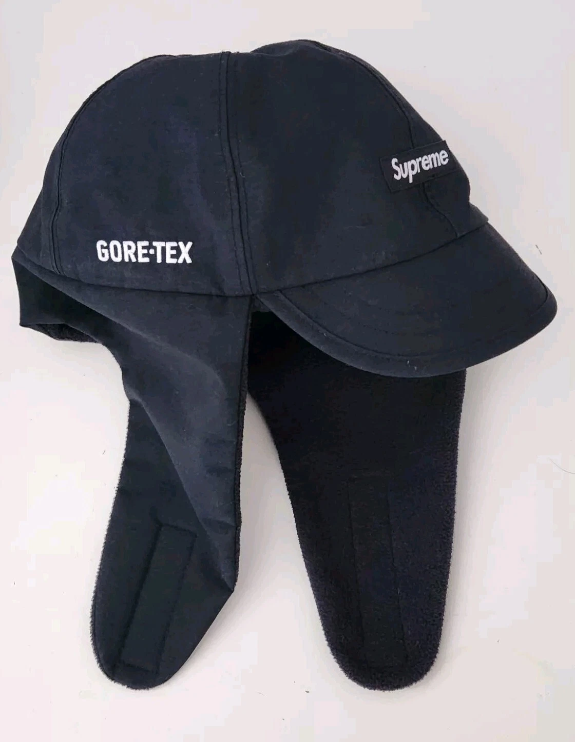FW23 Supreme Gore Tex Protège oreilles Polartec Cap Noir Boîte Chapeau Logo De L