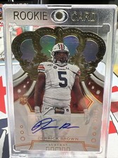 2020 Crown Royale Draft Picks Signatures Holo #4 Derrick Brown RC 4/10