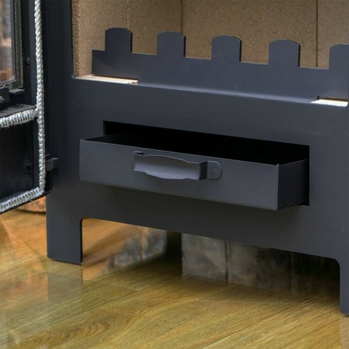 Nero Black 5kw Holzofen Multi Brennstoff, Holzofen Scheitholzfeuer moderne Öfen - Bild 5 von 11