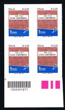 ITALIA UNA QUARTINA ANAS CASA CANTONIERA CODICE A BARRE SS 1871 - 2018 nuovo**
