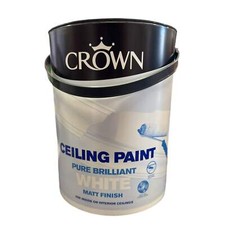 Crown Ceiling Paint Pure Brilliant White 5L