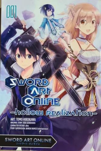 Sword Art Online: Hollow Realization, manga Vol. 1 brand new in English 