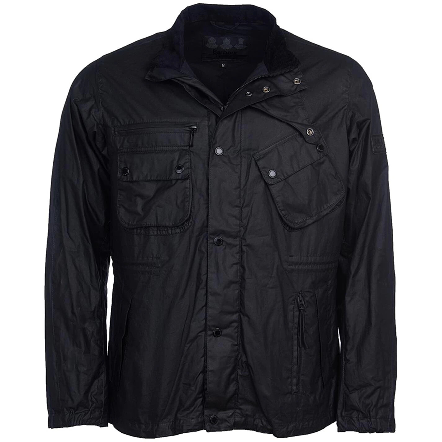 BARBOUR International  AUDIO WAX JACKET, BLACK, SMALL, RRP:£429! BNWT