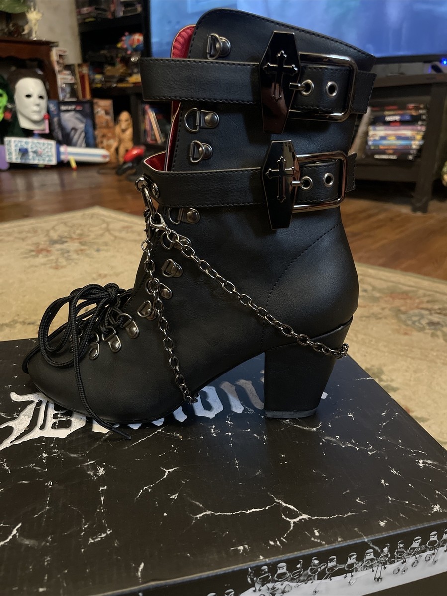 demonia boots women size 10 | eBay