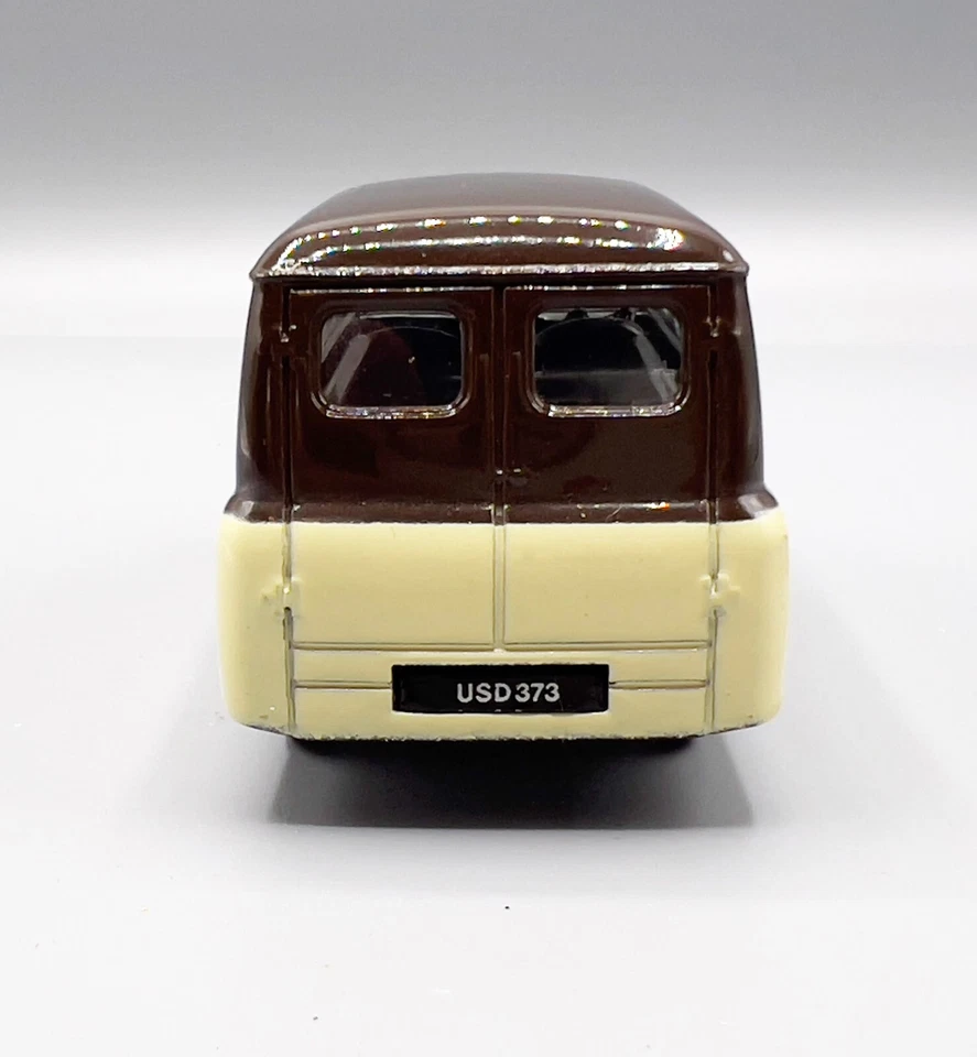 RARE Vintage 1989 Corgi D982/4 Bedford CA Dormobile Crew Bus, Brown & Cream - Image 4 of 4