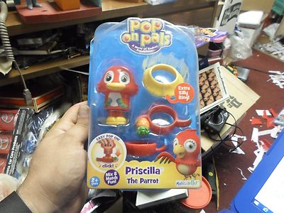 Pop On Pals Priscilla The Parrot Spin Master Accessories Animal Pack NEW