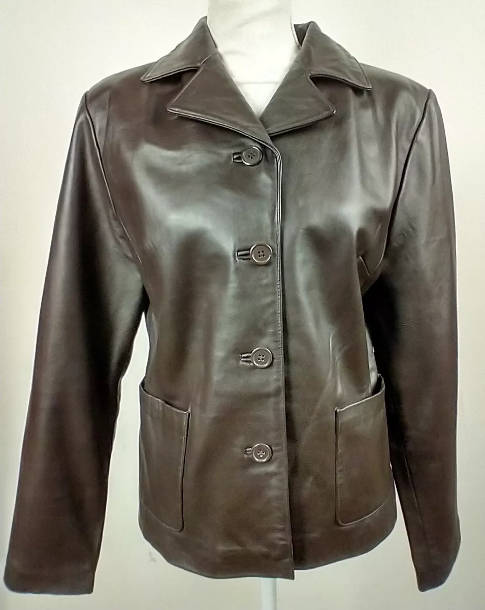 Croft and barrow lambskin leather jacket sale