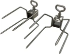 Stainless Steel Chicken Rotisserie Spit Forks for Hog Roast 20mm x 20mm Square