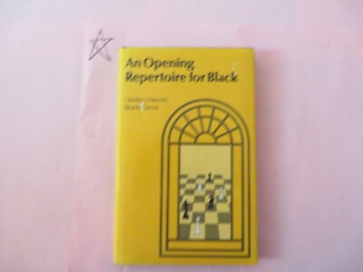 Vintage Allan Troy Chess Book-Ed#5-An Opening Repertoire Black 2/3