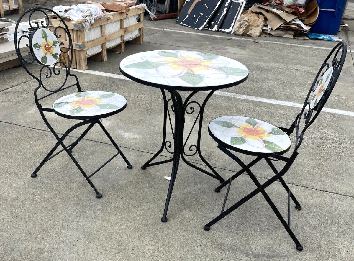 3 piece 2025 mosaic outdoor setting