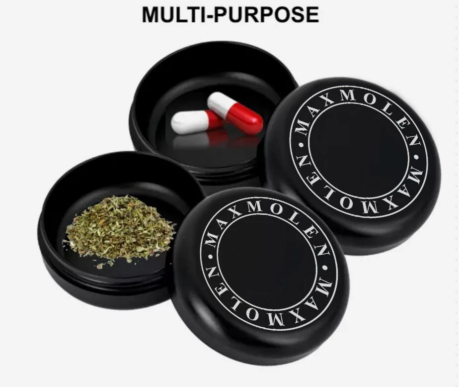 Contenedor de almacenamiento hermético - Juego 2 en 1. Aluminio portátil - a prueba de olores Foto 3 de 4