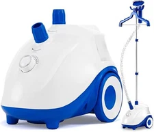 1.7L Water Tank Standing 55min Garment Steamer 1500W Powerful Clothes Steamer