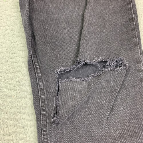 Abercrombie & Fitch The 90’s Straight Jeans Womens 29/8 Ultra High Rise Black - Picture 10 of 11