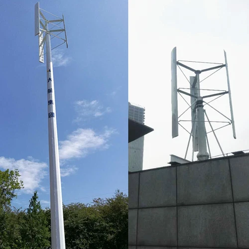 5000W 48V 220V Vertikal Windkraftanlage Windgenerator 3.2M Blätter Windräder - Bild 7 von 9
