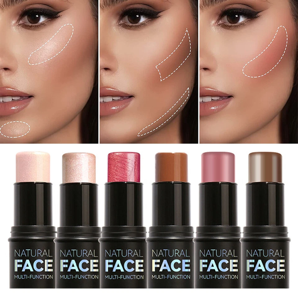 Highlighter Stick Concealer Contouring Bronzer Contour Makeup 6 Farben  ◆ - Bild 4 von 4