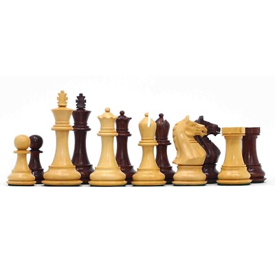 Queens Gambit Fierce Series 4'' Staunton Chess Set  - IndianRose wood & Boxwood