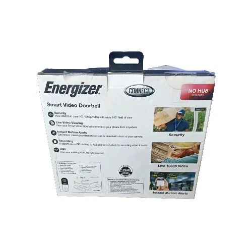 Energizer 1080p Full HD doorbell cam brand new never opened. Great deal - Image 3 of 3