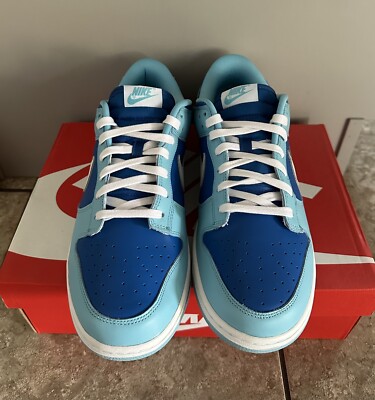 Nike Dunk Low Retro QS Flash White Argon Blue DM0121-400 Men's