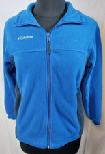 Columbia KIDS 14/16 BLUE Unisex Steens Mountain Fleece Jacket