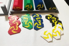 Star Trek TOS Inspired Quatloo 200 Piece Poker Chip Set with Custom Case