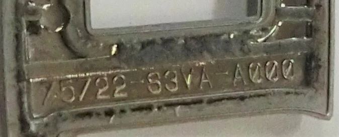 Acura MDX 2001-2006 OEM puerta trasera escotilla emblema trasero insignia 75722-S3V-A00⭐S1⭐ Foto 4 de 4