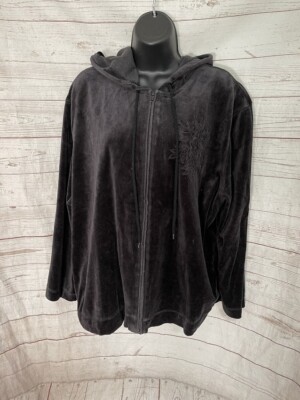 Classic Elements Women's Full Zip Hoodie Cotton Blend Size 20-22W