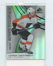 CARSEN TWARYNSKI 2019-20 Upper Deck SP Game Used Rainbow Parallel #D /297