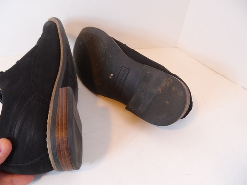 Scarpe eleganti Perry Ellis Portfolio Ultra Foam da uomo nere in ecopelle scamosciata - taglia 9,5M - Foto 8 di 12